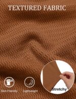Mens Knit Polo Sweater V-Neck Long Sleeve Textured Lightweight Casual Dress Pullover Fall Sweaters - Image 2